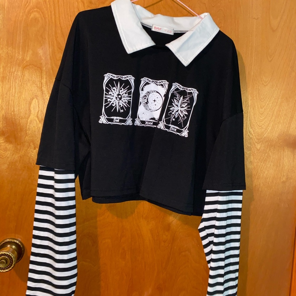 Large Romwe crop top